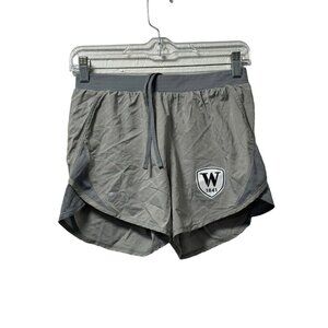 Under Armour Heat Gear Loose Shorts Women’s Size Med Grey Running‎ Sporty Active